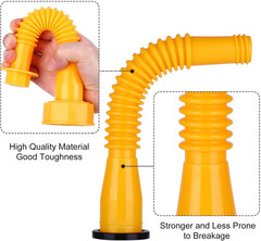 Gas Can Spout Replacement,Fuel Can Spout,Gas Tank Nozzle,Gas Tank Spout,(3Kit-Ye
