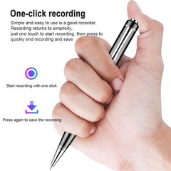 Mini Voice Recorder Pen Digital Activated Hidden Audio Dictaphone MP3 Player 32G