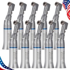 10PCS NSK Style Dental Slow Low Speed Contra Angle Handpiece E-type Latch Attach