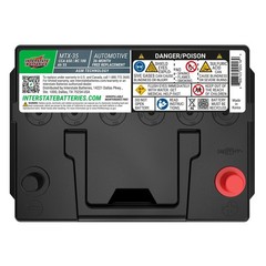 Interstate Batteries Automotive Battery 12V 55Ah (Group Size 35) 650CCA SLI A…