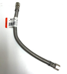 FLUID MASTER M412B 3/8″ X 12″ COMPRESSION SS BRAIDED FAUCET CONNECTOR