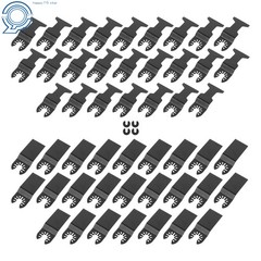 50-Piece Universal Oscillating Saw Blades 34mm & 44mm Multi Tool Blades Kit
