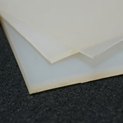 Silicone 1/16 In. X 24 In. X 12 In. Translucent Commercial Grade 60A Rubber Shee