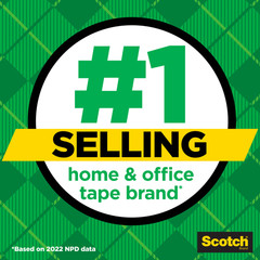 Scotch Magic Tape [Invisible Matte Finish]: 3/4 in. x 1000 in. *10-pack