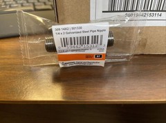 (10 PC CASE) 1/4″X2″ GALVANIZED STEEL PIPE NIPPLE, 309 14X2, 501330, SHIPS FREE