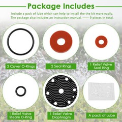 RK34-975XL Backflow Preventer Repair Kit For Zurn Wilkins 975XL & 975XL2 3/4-1″
