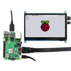 WAVESHARE 7 inch HDMI LCD (H) IPS 1024×600 Capacitive Touch Screen, 7 inch