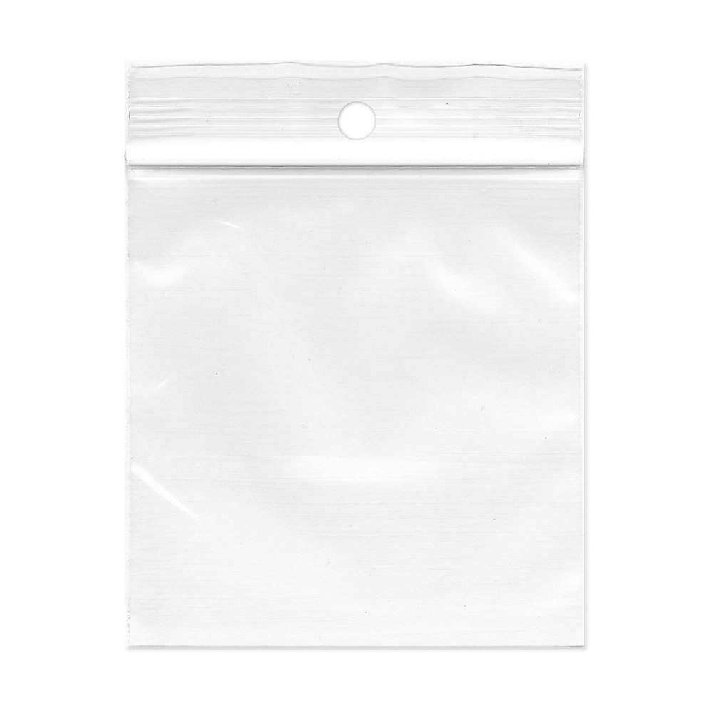 1000-10000 Zipper Self Seal Plastic Reclosable 4 Mil Top Lock Hang Hole Poly Bag