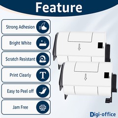 1Roll 4.07″x6.4″ Large White Paper Shipping Labels DK-1247 for Brother QL-1050N