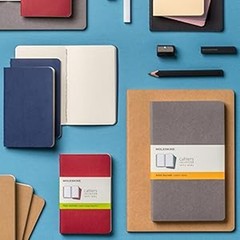 3 Moleskine Cahier Journal Soft Cover XXL 8.5″ x 11″ Dotted Kraft Brown Set of 3