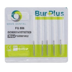 Wave Dental Carbide Burs High Speed Friction Grip FG 556 557 557L 558 Midwest