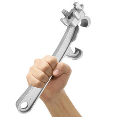 Jersvimc Bucket Opener Tool 5 Gallon 3-in-1 Bung Wrench, Aluminum Drum…