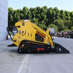 RATO Mini Skid Steer Loader 13.5HP Engine Tracked Compact Stand-on +4 Attachment