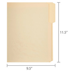 Pen+Gear File Folders, Letter, Manila, 1/3 Cut, 150 Count