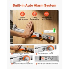 Uimoso Push Bar Panic Exit Device 31″ Stainless Steel for Emergency Doors
