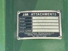 JMA 48in. Brush Rake for 6.5 – 9 Tons Backhoe Loader. 55mm | 50mm Pins