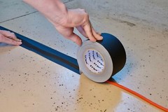 4″ x 60 Yard 96mm x 55 m 11 mil STIKK Black Gaffers Tape No Residue Cloth Matte