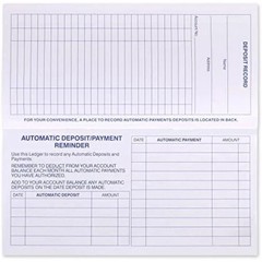 24 PCS Check Registers for Personal Checkbook, Easy to Read Checkbook Register