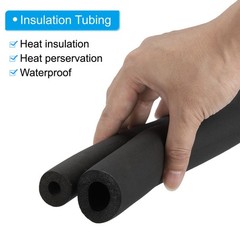 2Pcs 1-1/4″(32mm) ID x 6Ft Pipe Insulation Foam Tube