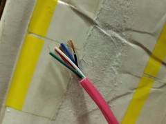 Windy City 444391-80SET 22/6C Str BC Unshield Plenum Fire/Alarm Cable Pink/100ft