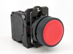 Schneider Electric XB5 XB5AA42 = ZB5AZ102 ZB5AA4 ZBE102 Red Pushbutton Switch