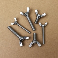 8# – 32 10# – 24 3/16″ 1/4″ 5/16″ 304 Stainless Steel Wing Thumb Screws Bolts