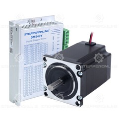 STEPPERONLINE 1.9/3Nm Φ8mm Nema 23 Stepper Motor & Driver & Power Supply CNC Kit