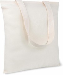 TOPDesign 10-Pack Economical 11.8″x13″ Cotton Tote Bags, Small, Beige