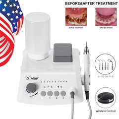 Veterinary Dental Scaler Machine With LED Handpiece Ultrasound Scaler. 5 Tips