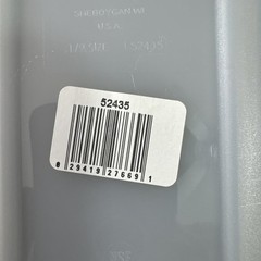 Vollrath 52435 Super Pan V 1/9 Size Flexible Pan Lid