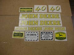 Decal Set fits John Deere Model 40 – NEW FREE SHIPPING