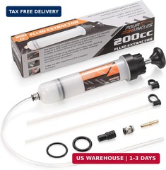 FOUR UNCLES 200cc Fluid Extractor & Fill Pump for Automotive Use – Oil Syringe w