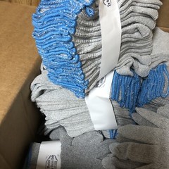 144 Pairs Gray Large String Knit Thick Work Gloves Brand New