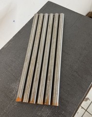 52100 Steel Round Bar Stock 3/4 Diameter x 12″ Length ,Knife (6 PC LOT)