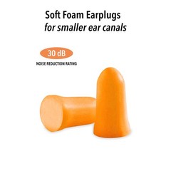 400/600 Ear Plugs Soft Orange Foam Sleep Travel Noise Shooting Working Lot Bulk