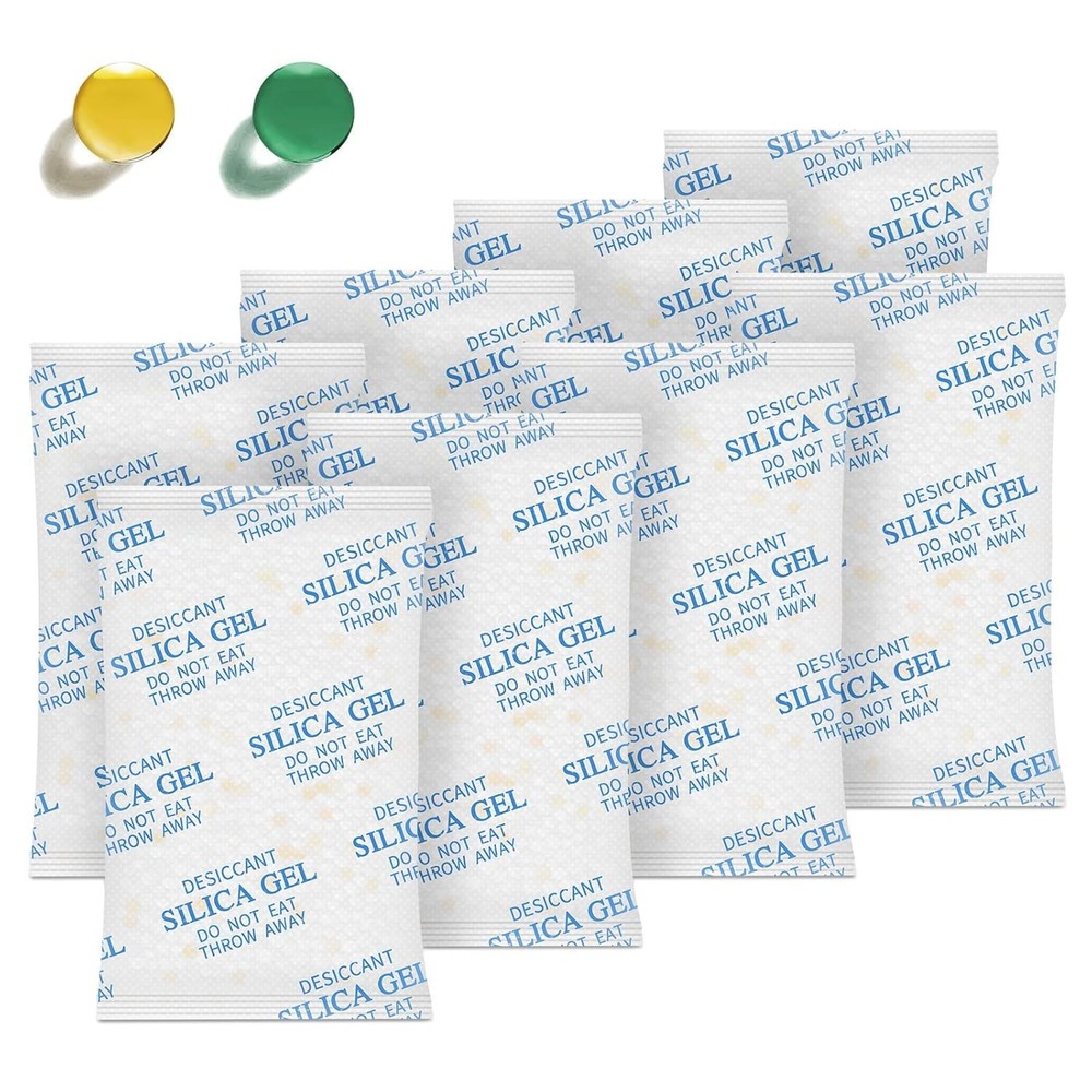 Silica Gel Packets – 50 Gram 35 Packs Desiccant Packs, Moisture Absorbers for