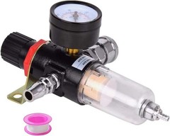 Efficient 1/4″ BSP Air Filter & Regulator – Maximum 130 PSI & Easy Installation