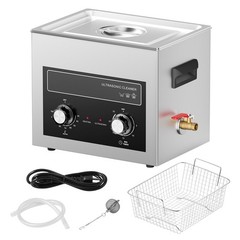 10L Ultrasonic Cleaner with Heater Timer & Basket Digital Sonic Machine