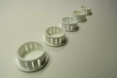 5 x Heyco White 1″ 25mm Hole Plug Dome Snap In Plug Knockout Panel Cap Cable