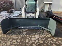 7′ Bobcat Skid Steer Snow Pusher Box Commercial 30″ Tall Plow CAT Case Protech