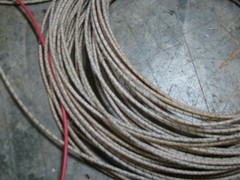 MIXED LOT SPOOLS ELECTRICAL WIRE 18 GAUGE 10 USED SPOOLS CAROL