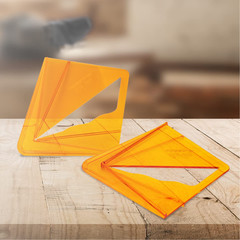 POWERTEC Plastic Center Finder Tool for 8 Inch Square, Round, Octagon and 5-3/4