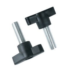 M4 M5 M6 M8 Clamping Thumb Screw T Bolts Black Butterfly Plastic Tee Wing Knob