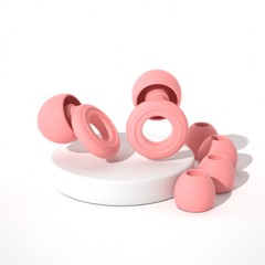 NEW Reusable Silicone Ear Plugs Noise Blocking Earplugs For Sleep, Study & Work