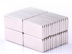 Rectangular Super Strong Magnets Length 16-23mm N35 Rare Earth NdFeB Magnet