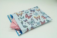 100 14.5×19 Butterfly Designer Poly Mailers Envelopes Boutique Custom Bags