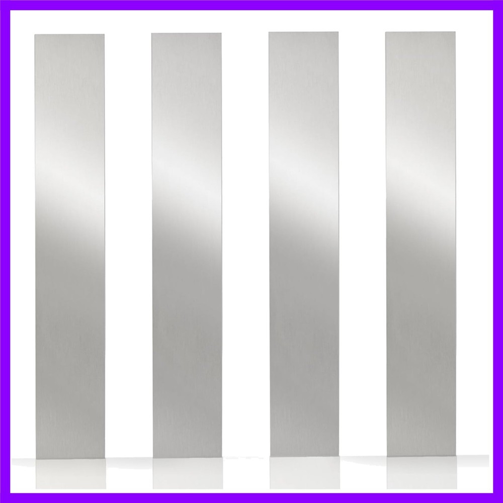 4 Pcs Pure Nickel Strip Nickel Anode Plating Kit Anode Sheet for Electroplating