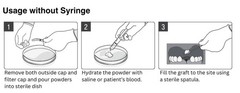Allograft Cortical/Cancellous 2 Powder in a Syringe 0.5 cc, Total 1.0cc FDBA