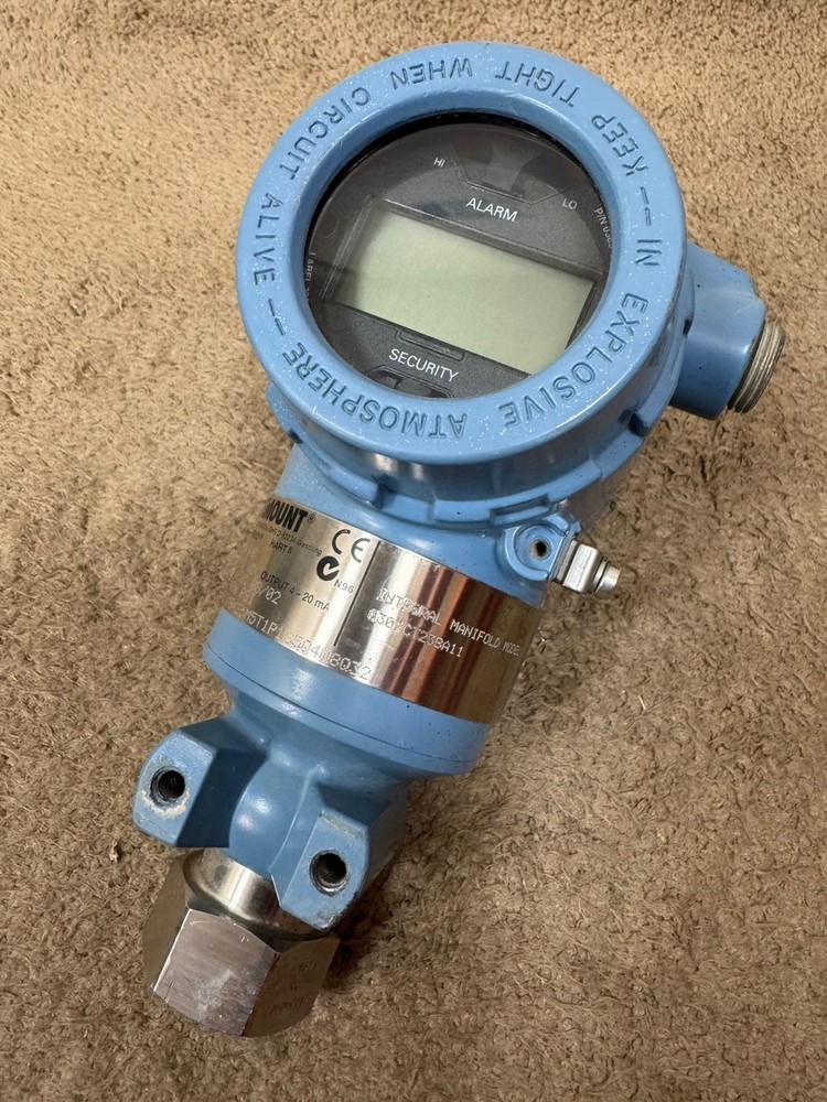 Rosemount / Pressure Transmitter / 3051TG5 / WP 690 BAR / CAL 0-4000 PSI
