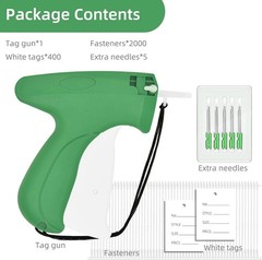 2006 Pieces Tagging Gun Kit for Clothing with 400 Price Tags Including Tag Gun
